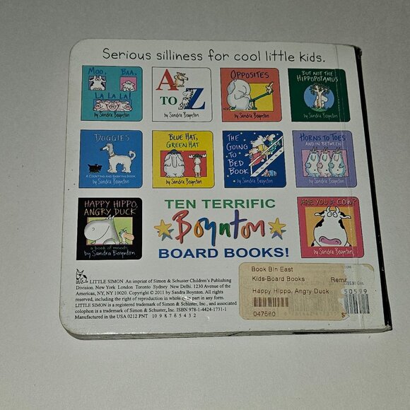 6 Sandra Boynton Board Books Lot Going To Bed Hippopotamus What's Wrong READ - Picture 14 of 16